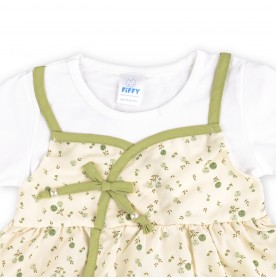 FIFFY PETAL WRAP BAJU BAYI DRESS (3325111)