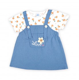FIFFY FLORAL LOVE POCKET BAJU BAYI DRESS (3325111)
