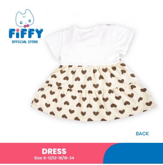 FIFFY MINI HEARTBEAT BAJU BAYI DRESS (3325111)