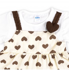 FIFFY MINI HEARTBEAT BAJU BAYI DRESS (3325111)