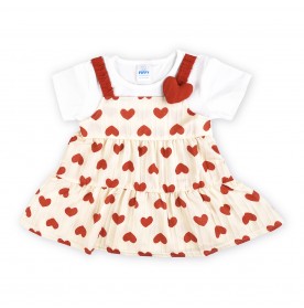 FIFFY MINI HEARTBEAT BAJU BAYI DRESS (3325111)