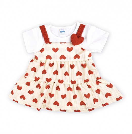 FIFFY MINI HEARTBEAT BAJU BAYI DRESS (3325111)