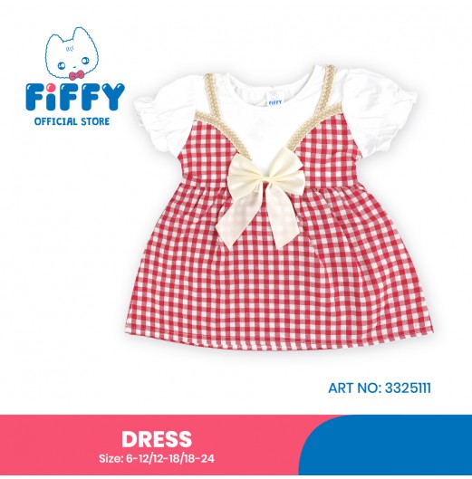 FIFFY CLASSIC CUTIE BAJU BAYI DRESS (3325111)