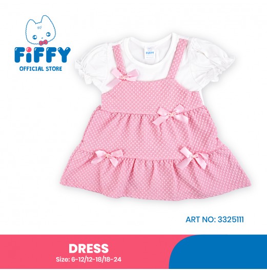 FIFFY CHARMING DREAMY BOW BAJU BAYI DRESS (3325111)
