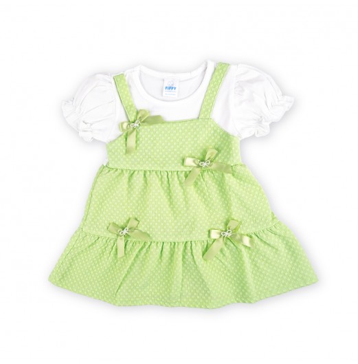FIFFY CHARMING DREAMY BOW BAJU BAYI DRESS (3325111)