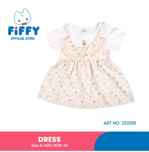 FIFFY BLOOM HEART BAJU BAYI DRESS (3325111)