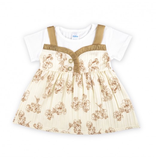 FIFFY VINTAGE PETALS BAJU BAYI DRESS (3325111)