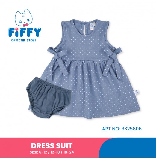 FIFFY HONEY RUFFLE SET DRESS SUIT (3325806)
