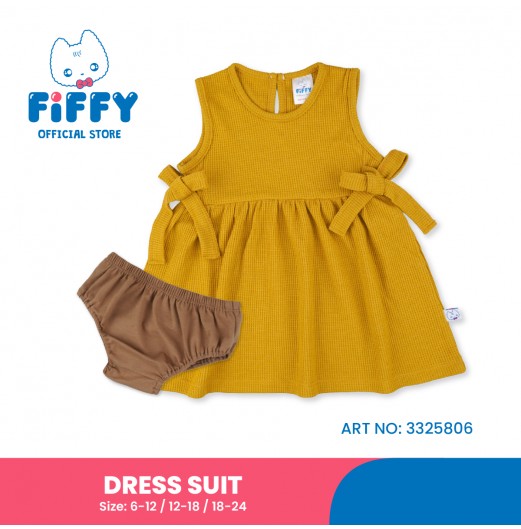 FIFFY HONEY RUFFLE SET DRESS SUIT (3325806)