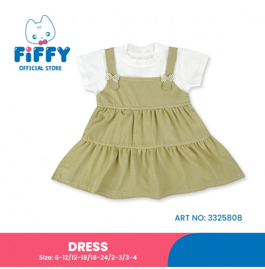 FIFFY BAJU BAYI SWEET SPROUT DRESS (3325808)