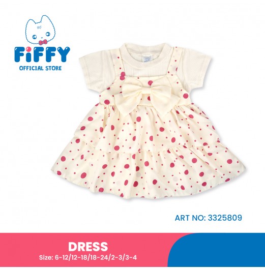 FIFFY BAJU BAYI POLKA PRINCESS DRESS (3325809)