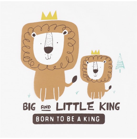 FIFFY BORN TO BE A KING LONG SLEEVE BOY PYJAMAS SUIT