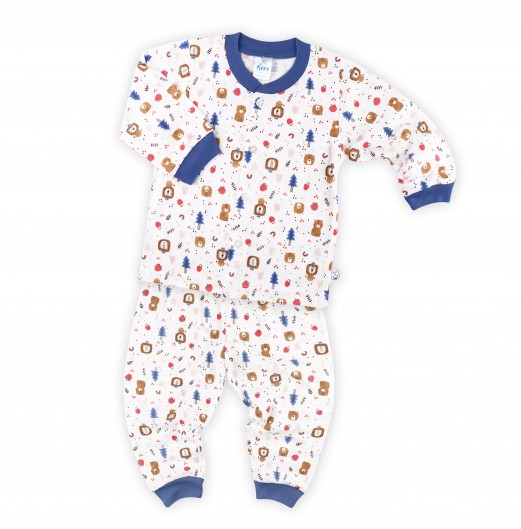 FIFFY COOL OCTOPUS LONG SLEEVE BOY PYJAMAS SUIT