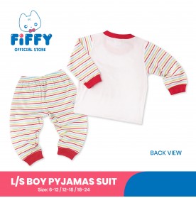 FIFFY WINTER DAY LONG SLEEVE BOY PYJAMAS SUIT