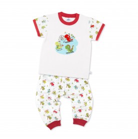FIFFY SNOW WORLD LIFE SHORT SLEEVE BOY PYJAMAS SUIT