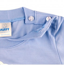FIFFY HAPPY EXCAVATOR LONG SLEEVE BOY PYJAMAS SUIT