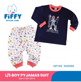 FIFFY STREET MODE LONG SLEEVE BOY PYJAMAS SUIT