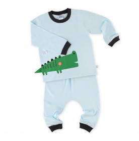 FIFFY CROCODILE WALK LONG SLEEVE BOY PYJAMAS SUIT