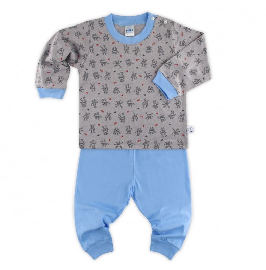 FIFFY ROBOT TEAM LONG SLEEVE BOY PYJAMAS SUIT