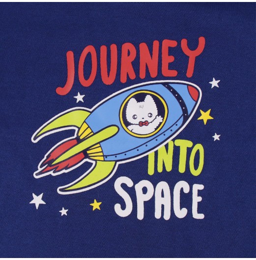 FIFFY JOURNEY INTO SPACE LONG SLEEVE BOY PYJAMAS SUIT