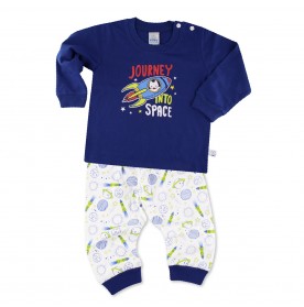 FIFFY JOURNEY INTO SPACE LONG SLEEVE BOY PYJAMAS SUIT