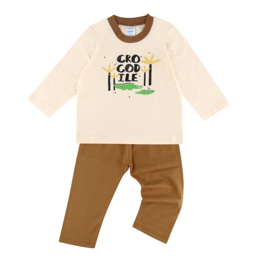 FIFFY CROCODILE WAY LONG SLEEVE BOY PYJAMAS SUIT