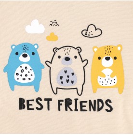 FIFFY BAJU BAYI BEST FRIENDS SHORT SLEEVE BOY PYJAMAS SUIT (3423507)
