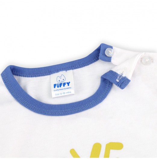 FIFFY BAJU BAYI CAMPING DAY LONG SLEEVE BOY PYJAMAS SUIT (3424009)