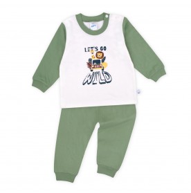 FIFFY LET'S GO WILD LONG SLEEVE BOY PYJAMAS SUIT (3425002)