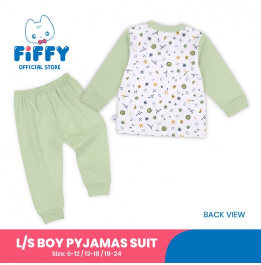 FIFFY JUNGLE DREAMS LONG SLEEVE BOY PYJAMAS SUIT (3425003)
