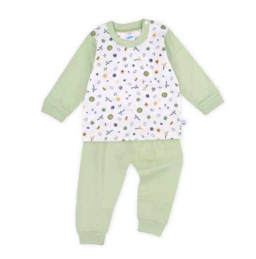 FIFFY JUNGLE DREAMS LONG SLEEVE BOY PYJAMAS SUIT (3425003)