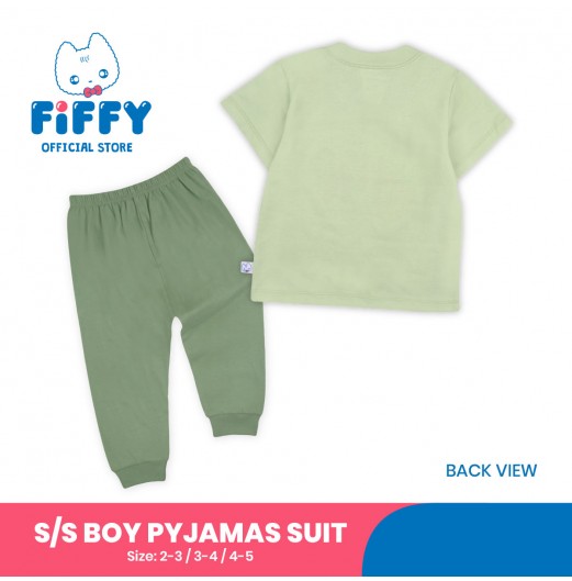 FIFFY SKATER REX SHORT SLEEVE BOY PYJAMAS SUIT (3425501)