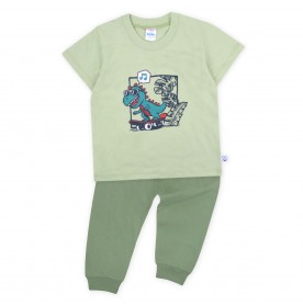 FIFFY SKATER REX SHORT SLEEVE BOY PYJAMAS SUIT (3425501)