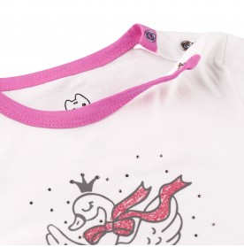 FIFFY SNOW SWAN 2 IN 1 GIRL PYJAMAS SET