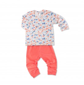 FIFFY  COLOURFUL FLOWER GIRL PYJAMAS SUIT