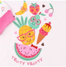 FIFFY FRUITY LOVE LONG SLEEVE GIRL PYJAMAS SUIT