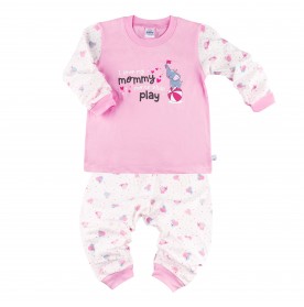 FIFFY LOVELY ELEPHANT LONG SLEEVE GIRL PYJAMAS SUIT