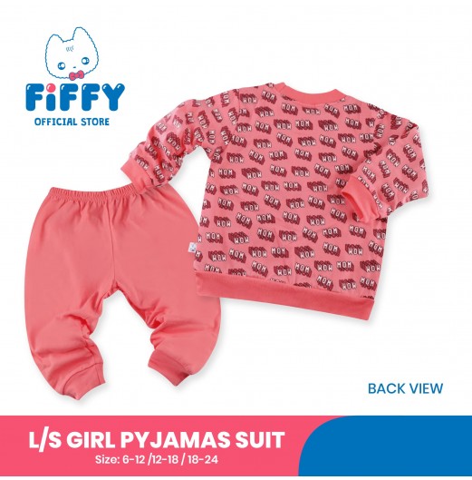 FIFFY SWEET LOVE LONG SLEEVE GIRL PYJAMAS SUIT