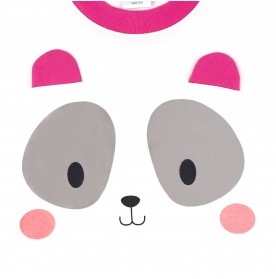 FIFFY ADORABLE PANDA SHORT SLEEVE GIRL PYJAMAS SUIT