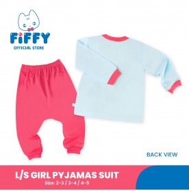 FIFFY BEAUTIFUL SCENE LONG SLEEVE GIRL PYJAMAS SUIT