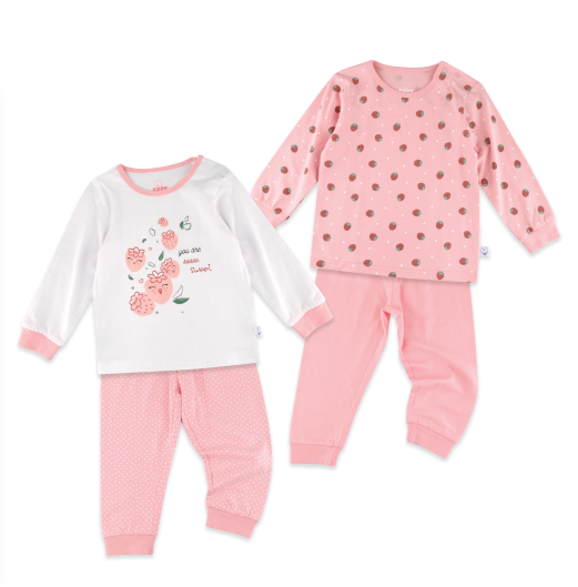 FIFFY SO SWEETBERRY 2 IN 1 GIRL PYJAMAS SET