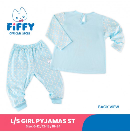 FIFFY SEAGULL BEACH DAYS LONG SLEEVE GIRL PYJAMAS SUIT