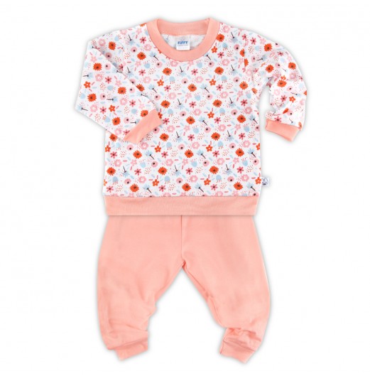 FIFFY FLOWERING MOMENT LONG SLEEVE GIRL PYJAMAS SUIT