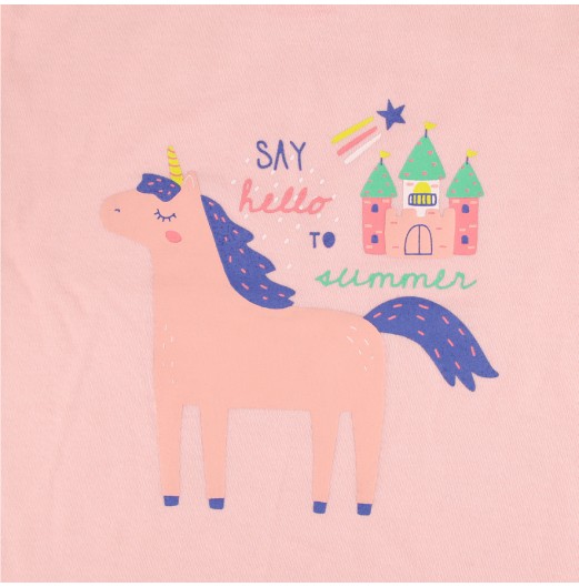 FIFFY HELLO SUMMER LONG SLEEVE GIRL PYJAMAS SUIT