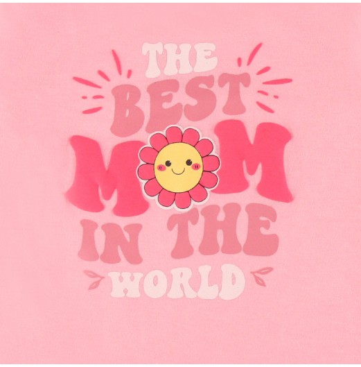 FIFFY BAJU BAYI BEST MOM IN THE WORLD LONG SLEEVE GIRL PYJAMAS SUIT (3524205)