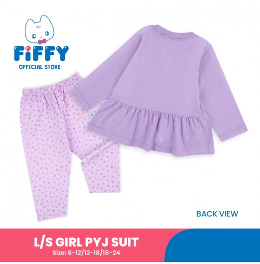 FIFFY LITTLE CUTE BUNNY LONG SLEEVE GIRL PYJAMAS SUIT (3525205)