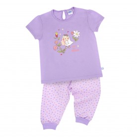 FIFFY LIVE THE DREAM SHORT SLEEVE GIRL PYJAMAS SUIT (3525603)