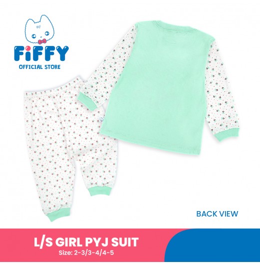 FIFFY TTHE WOODS IS HOME LONG SLEEVE GIRL PYJAMAS SUIT (3525604)