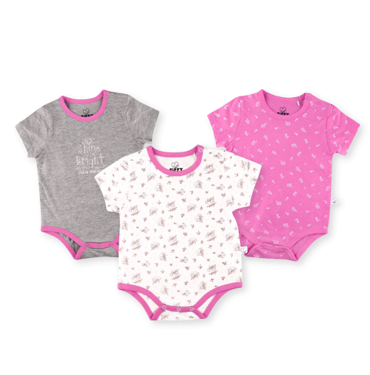 FIFFY SHINNING DAY 3 IN 1 GIRL ROMPER SET