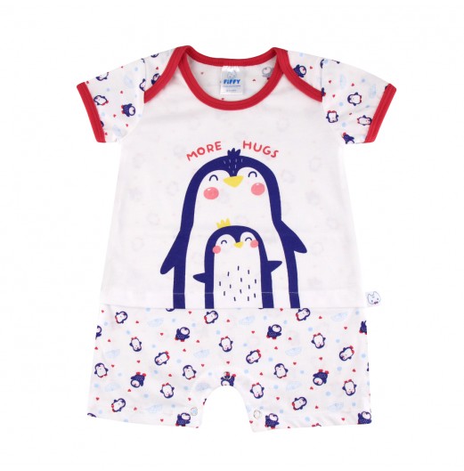 FIFFY PENGUIN HUGS ROMPER